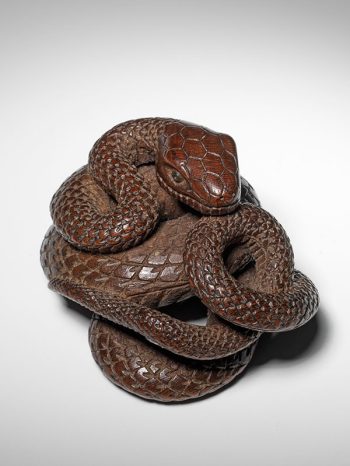 Unsigned - snake netsuke